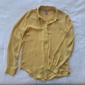 H&M Yellow Button-down